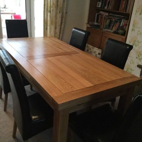 Oak Dining Tables And Leather Chairs (Photo 12 of 20)