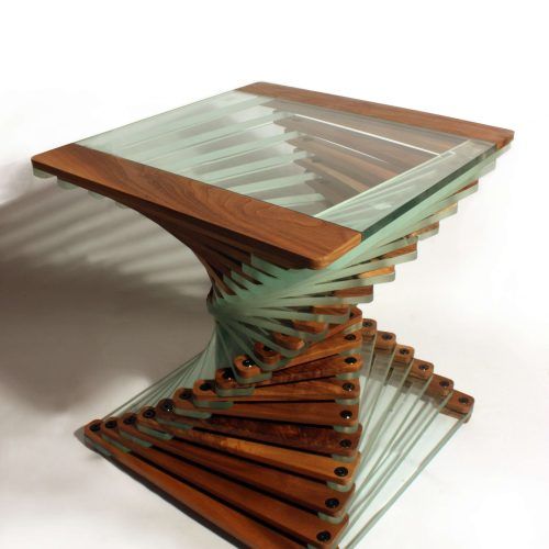Spiral Glass Coffee Table (Photo 12 of 20)
