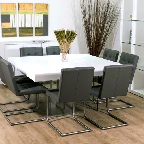 White Dining Tables 8 Seater (Photo 20 of 20)