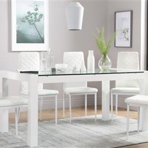 White Dining Tables With 6 Chairs (Photo 10 of 20)