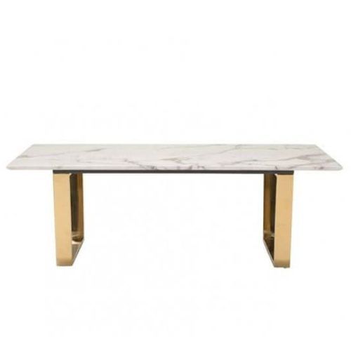 White Marble And Gold Coffee Tables (Photo 17 of 20)