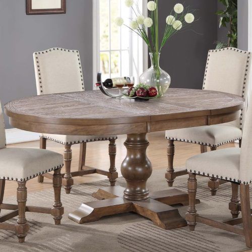 Round Pedestal Dining Tables With One Leaf (Photo 7 of 20)