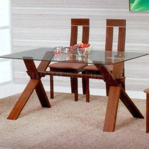 Wooden Glass Dining Tables (Photo 19 of 20)