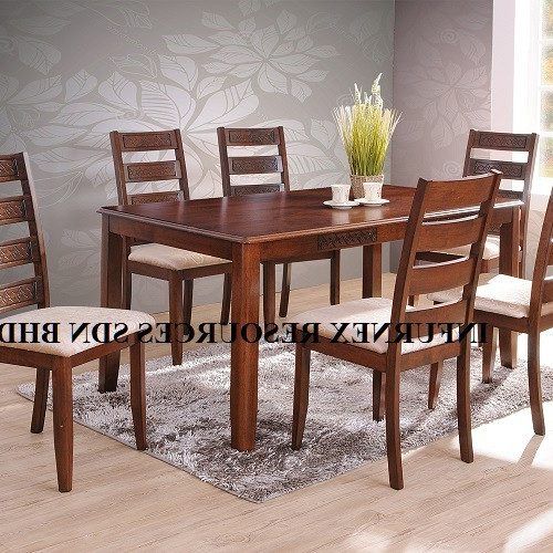 Wooden Dining Tables And 6 Chairs (Photo 3 of 20)