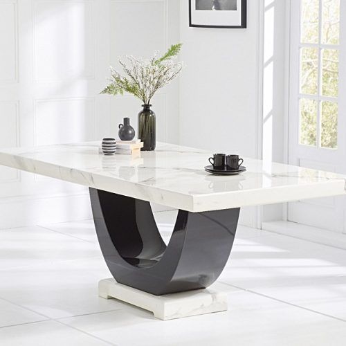 White And Black Dining Tables (Photo 13 of 20)