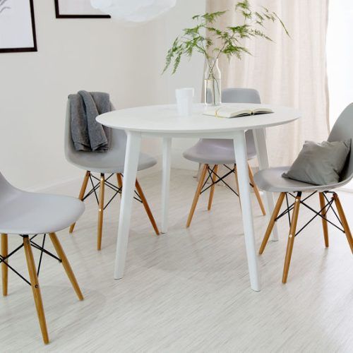 White Circle Dining Tables (Photo 1 of 20)