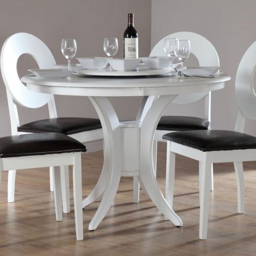 White Circle Dining Tables (Photo 4 of 20)