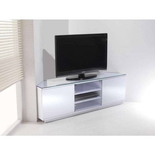 White Corner Tv Cabinets (Photo 3 of 20)