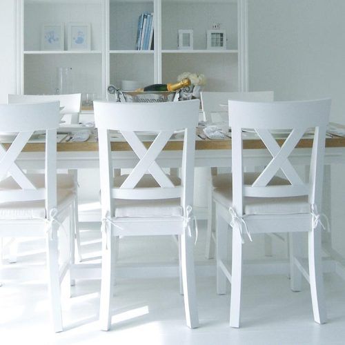 White Dining Chairs (Photo 18 of 20)