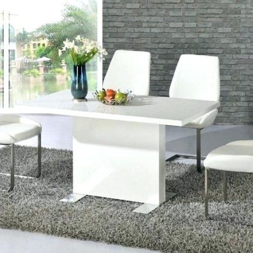 Shiny White Dining Tables (Photo 11 of 20)
