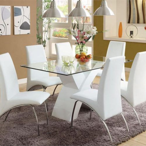 White Dining Tables Sets (Photo 7 of 20)
