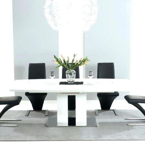 White High Gloss Dining Tables And Chairs (Photo 18 of 20)