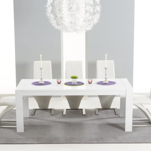 White Extending Dining Tables And Chairs (Photo 19 of 20)