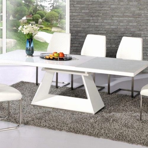 White Extending Dining Tables (Photo 14 of 20)