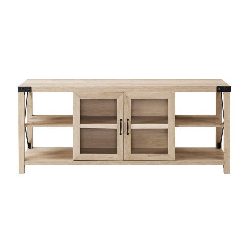 Woven Paths Open Storage Tv Stands With Multiple Finishes (Photo 14 of 20)