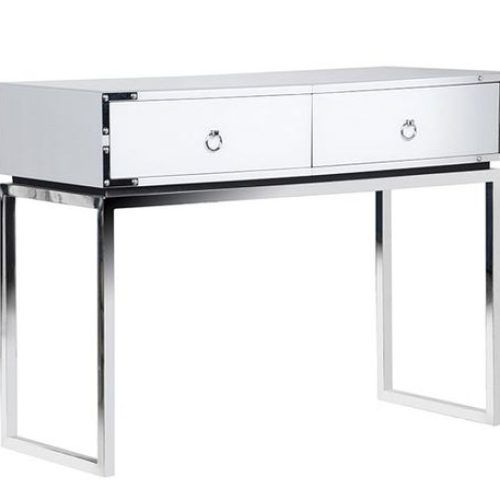 Glass And Pewter Console Tables (Photo 1 of 20)