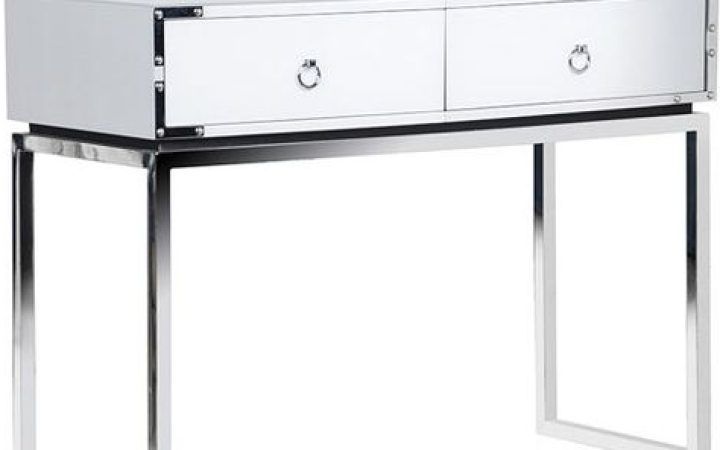 2024 Popular Glass and Pewter Console Tables
