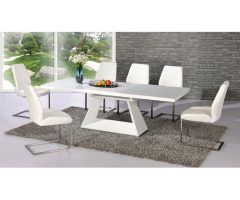 20 Photos White Glass Dining Tables and Chairs