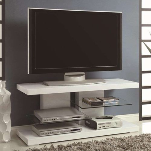 High Gloss White Tv Stands (Photo 13 of 15)