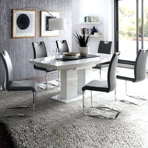 White Gloss Dining Room Tables (Photo 19 of 20)
