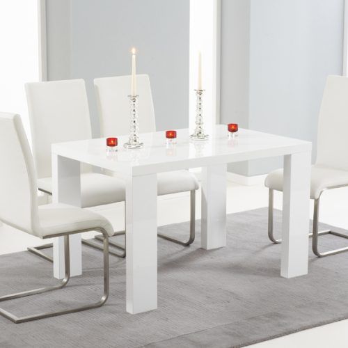 White Gloss Dining Sets (Photo 10 of 20)
