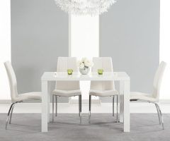 The 20 Best Collection of White Gloss Dining Tables 120cm