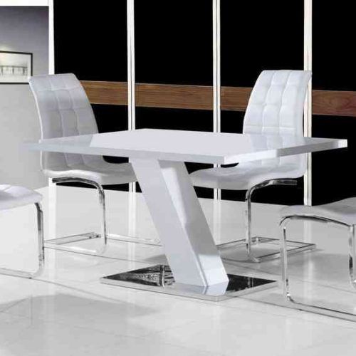 White Gloss Dining Tables Sets (Photo 13 of 20)