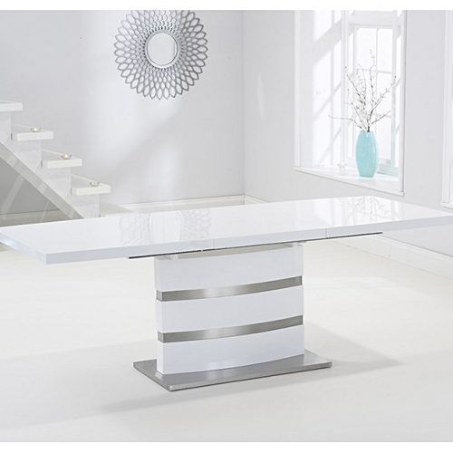 White Gloss Extending Dining Tables (Photo 11 of 20)