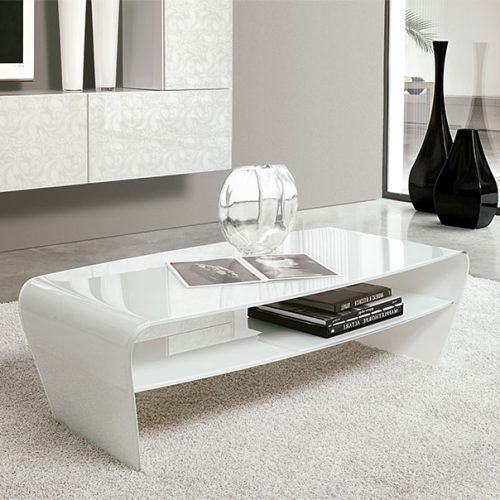 White Gloss And Maple Cream Coffee Tables (Photo 10 of 20)