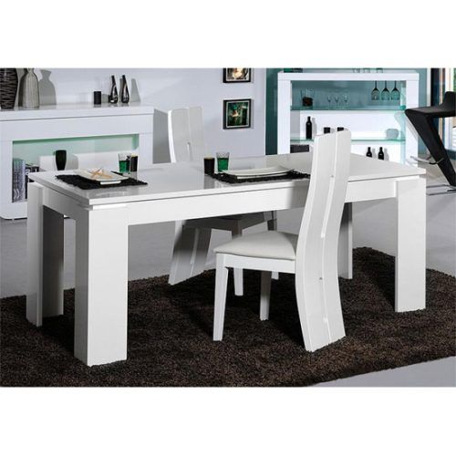 White High Gloss Dining Tables And Chairs (Photo 19 of 20)