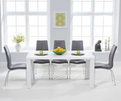 20 Ideas of White High Gloss Dining Tables