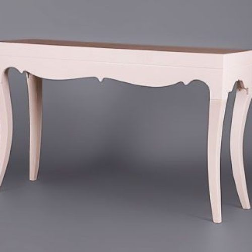 Square High-Gloss Console Tables (Photo 13 of 20)