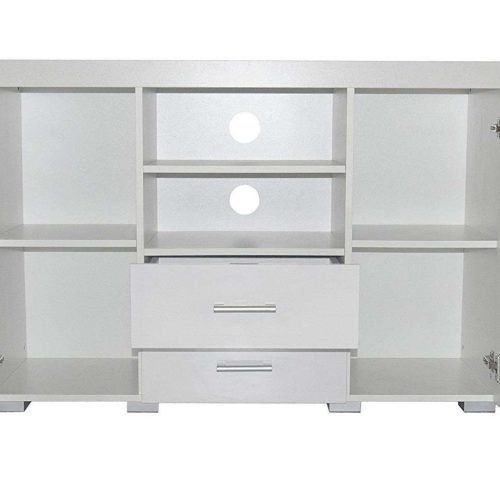 White Tall Tv Stands (Photo 10 of 15)