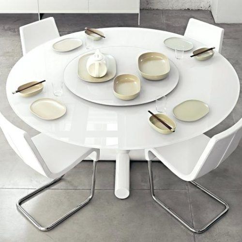 White Round Extending Dining Tables (Photo 16 of 20)