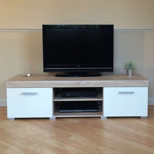 White Wooden Tv Stands (Photo 3 of 20)