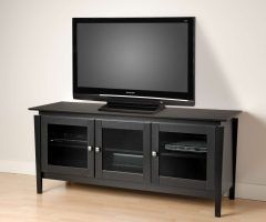 20 Inspirations Black Tv Cabinets with Doors