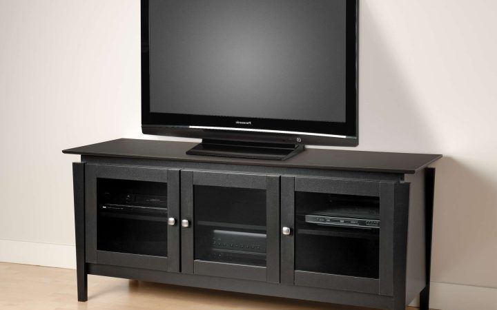 20 Inspirations Black Tv Cabinets with Doors