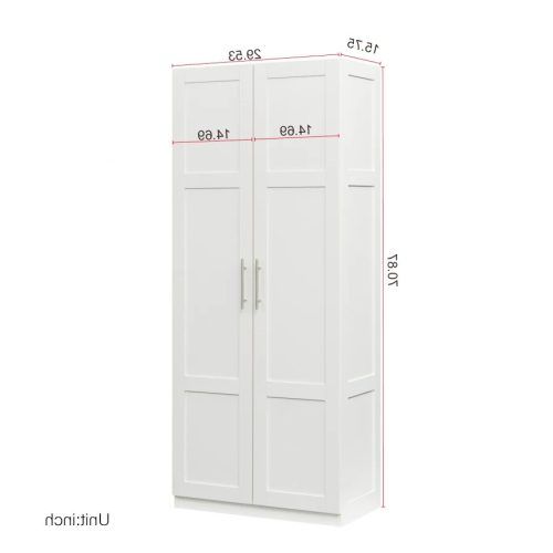 White Single Door Wardrobes (Photo 17 of 20)