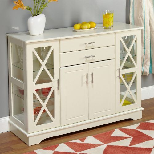 Simple Living Antique White Kendall Buffets (Photo 4 of 20)