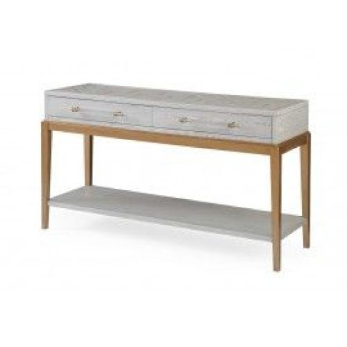 White Marble Gold Metal Console Tables (Photo 3 of 20)