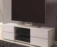 The 15 Best Collection of White Wood Tv Stands