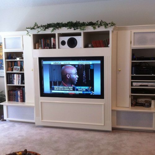 Wall Mounted Tv Cabinets For Flat Screens With Doors (Photo 9 of 20)