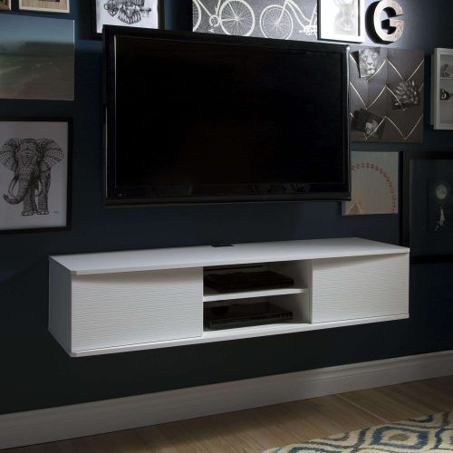 White Wall Mounted Tv Stands (Photo 3 of 15)