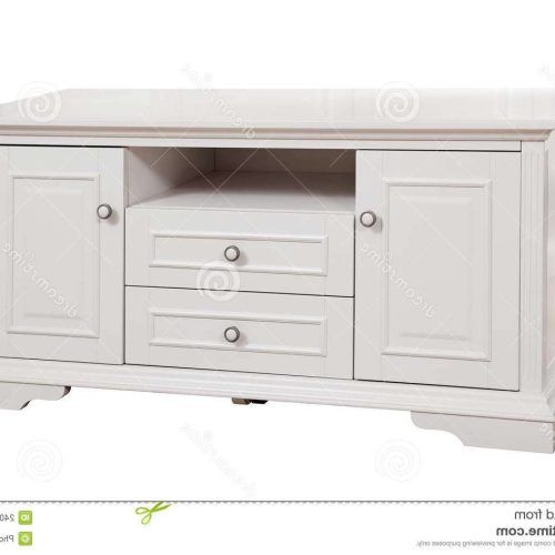 White And Wood Tv Stands (Photo 7 of 15)
