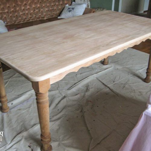 Handmade Whitewashed Stripped Wood Tables (Photo 14 of 20)