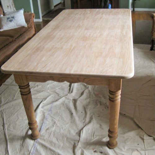 Handmade Whitewashed Stripped Wood Tables (Photo 1 of 20)