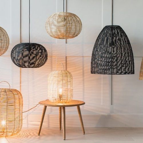 Natural Woven Floor Lamps (Photo 6 of 20)