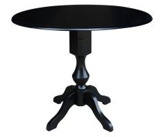 2024 Best of Round Dual Drop Leaf Pedestal Tables