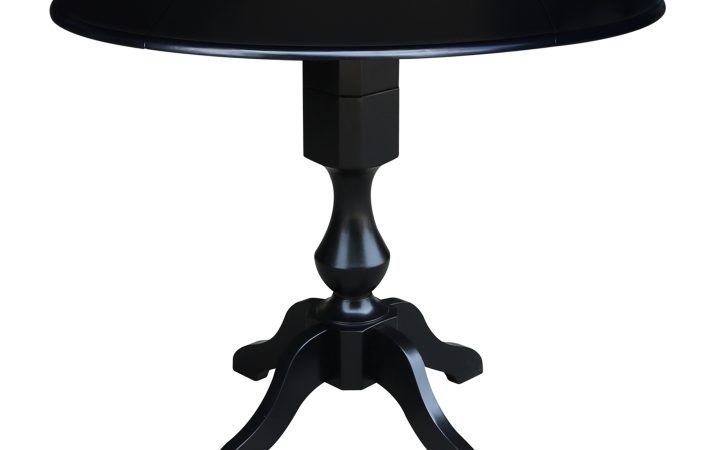 2024 Best of Round Dual Drop Leaf Pedestal Tables