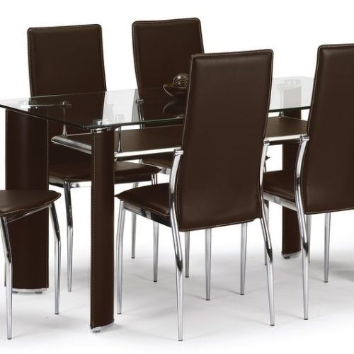 Black Glass Dining Tables With 6 Chairs (Photo 11 of 20)